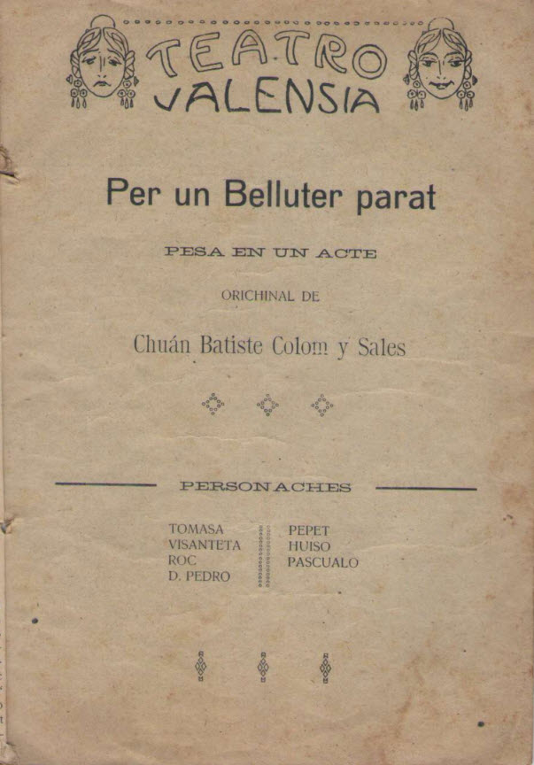 Per un belluter parat: Pesa en un acte